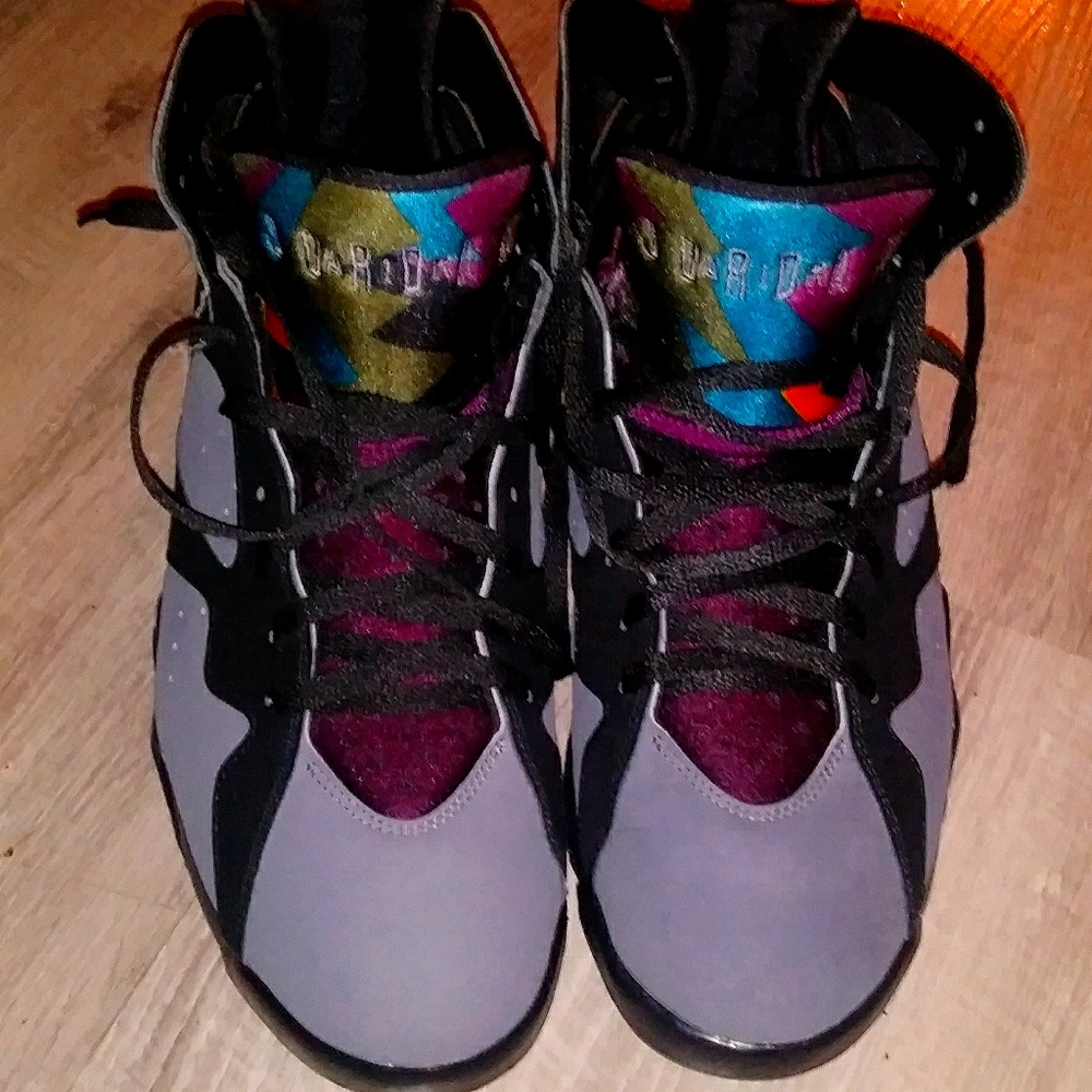 Jordan Bordeaux 7's & Aqua 8's - Picture 3 of 4